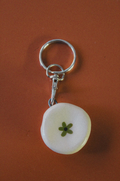 Worry stone keychain
