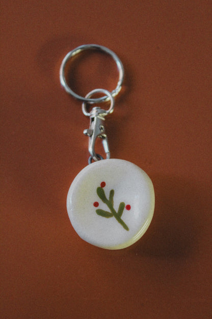 Worry stone keychain